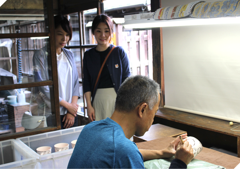 有田焼の工房見学