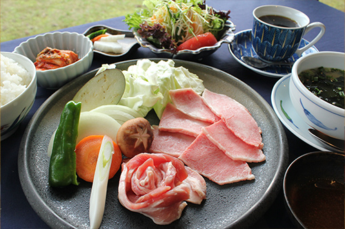 秋の焼しゃぶランチ